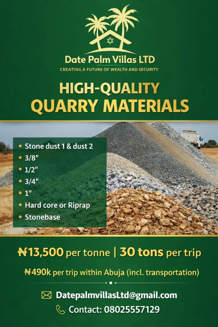High-quality quarry materials — stone dust, gravel, hardcore, stonebase.