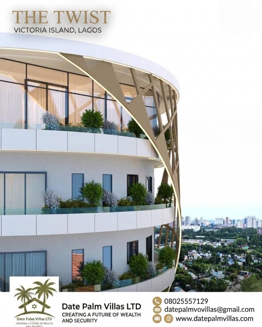 The Twist — Victoria Island, Lagos. 1, 2 & 3 bedroom residences and a signature penthouse.